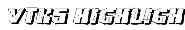 VTKS Highlight font preview